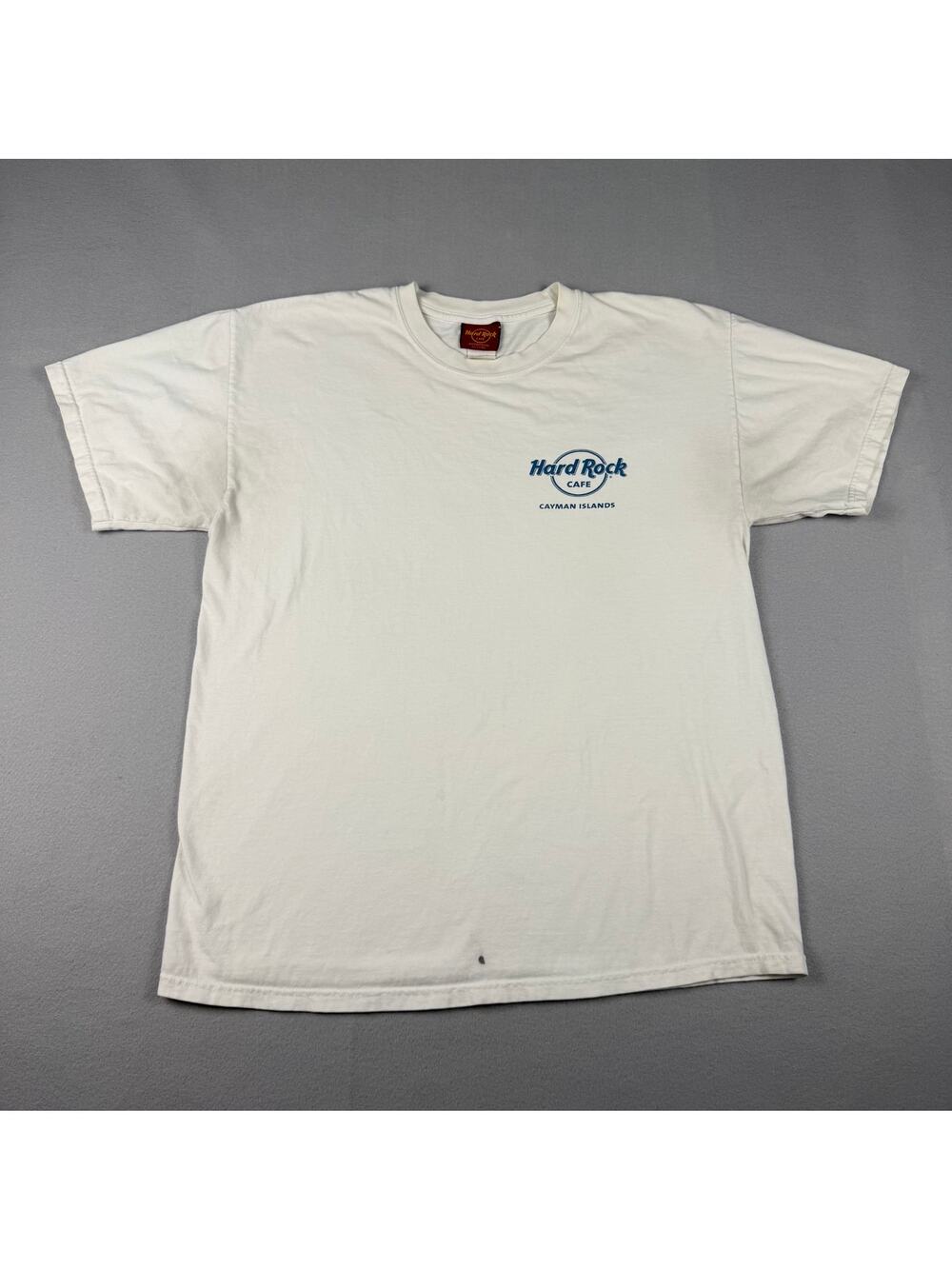 Hard Rock Cafe Cayman Islands Graphic Tee White L